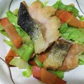 鮭のみそバター炒め