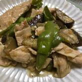 ナスのゴマみそ炒め