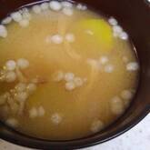 サツマイモの麦みそ汁