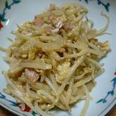 モヤシの卵とじ