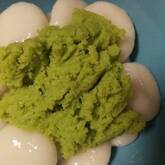 ずんだあんの白玉団子