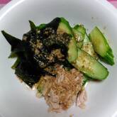 キュウリのサラダ