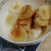 バナナシナモンヨーグルト