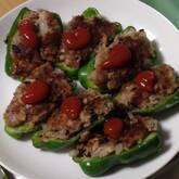 ピーマンの肉詰め