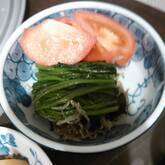 ホウレン草とジャコのお浸し