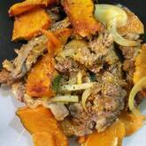 炒め牛肉のマリネ