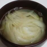 定番玉ネギのみそ汁