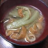 秋ナスのみそ汁
