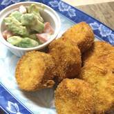 ナスのジューシーはさみ揚げ