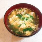 ミツバのかきたま汁