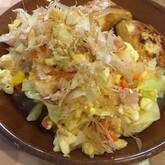 キャベツと豆腐の炒め物