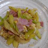 セロリの炒め物