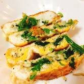 ホウレン草とシラスの卵焼き