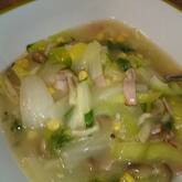 白菜とチンゲンサイの中華クリーム煮