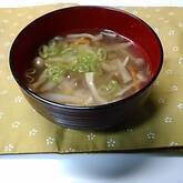 きんぴらみそ汁