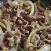 玉ネギすき焼き