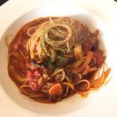 トマトソースパスタ