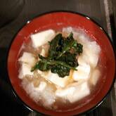 みぞれ湯豆腐