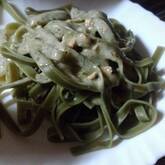 濃厚！サーモンのクリームパスタ