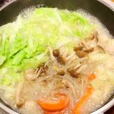 ユズコショウ風味の鶏つくね鍋