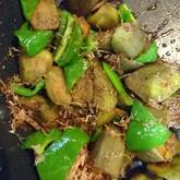 ナスとピーマンの炒め物