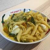 カボチャとカマンベールチーズのペンネ