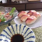 カツオのにぎり寿司