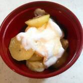 バナナとキウイのヨーグルト