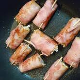 お弁当のおかずに！エノキのベーコン巻き