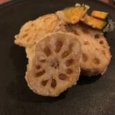 レンコンのはさみ揚げ