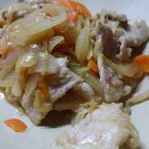 からし添えみそ豚丼