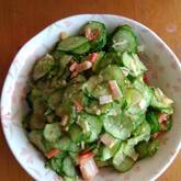 キュウリのゴマ酢