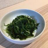 オカヒジキとワカメのポン酢和え
