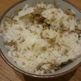 ゴボウと豚の混ぜご飯