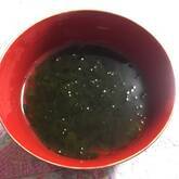 アオサと豆腐のお吸い物
