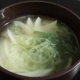 定番玉ネギのみそ汁