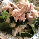 ワカメのツナマヨサラダ