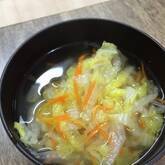 白菜の中華風スープ