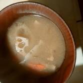 レンコンのみそ汁