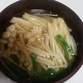 エノキのみそ汁