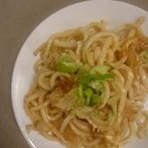 ネギたっぷり！究極のシンプル焼うどん