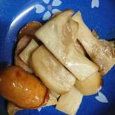 エリンギとソーセージのタレ焼き