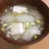 冬瓜と豆腐のみそ汁