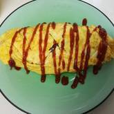 たっぷり玉ネギのオムレツ