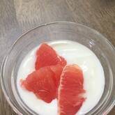 グレープフルーツヨーグルト