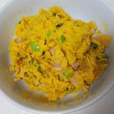 レンジで簡単！お箸が止まらないクリーミーカボチャサラダ by 西川 綾さん