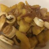 やわらかイカとジャガイモのシンプル煮