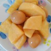 大根とウズラの卵のしょうゆ漬け