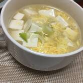 豆腐と卵のスープ