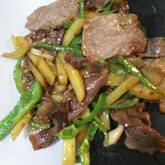 牛肉とジャガイモの中華炒め